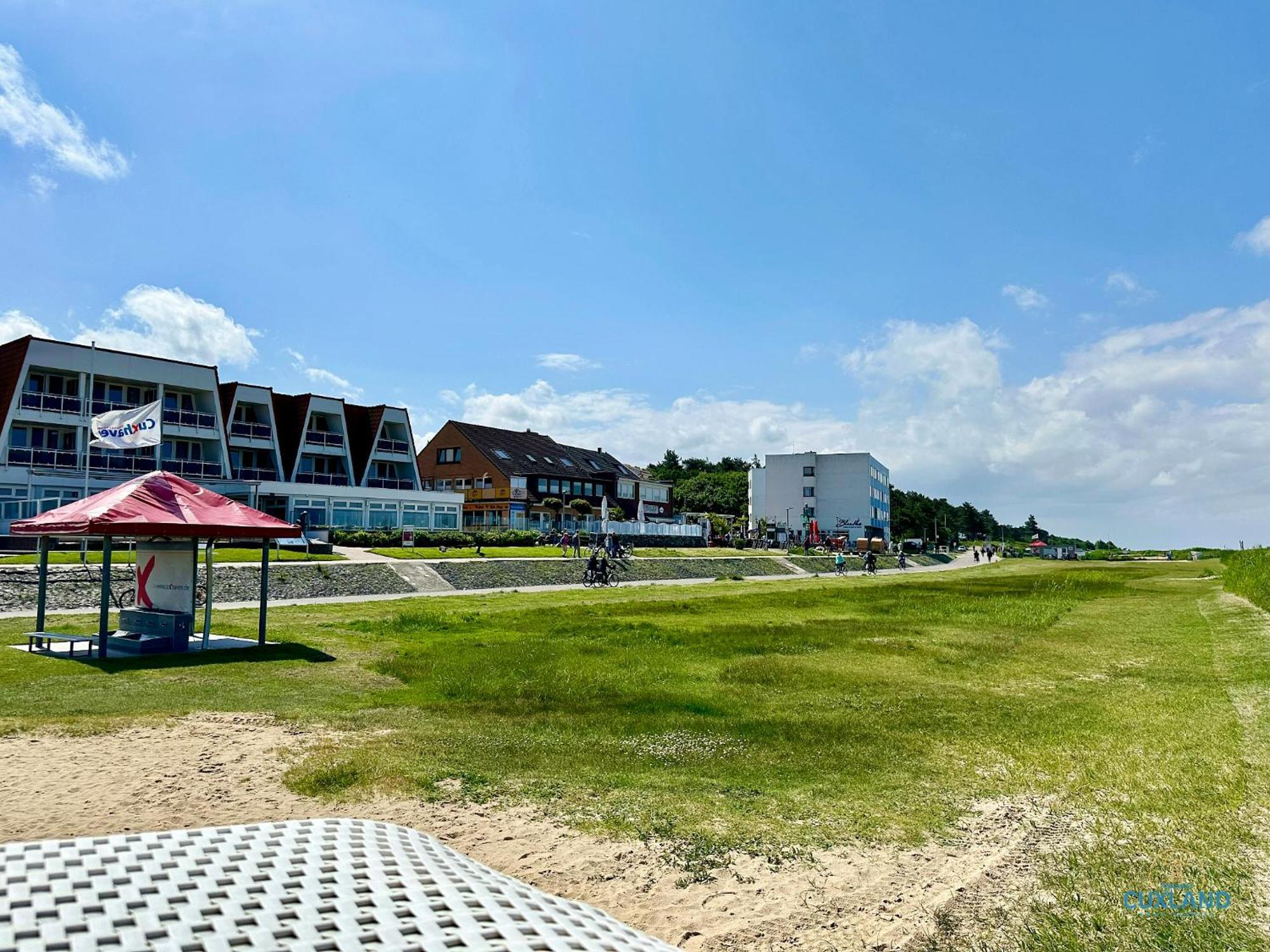 Apartamento Urlaub Mit Spektakulaerer Aussicht Auf Das Wattenmeer Cuxhaven Exterior foto