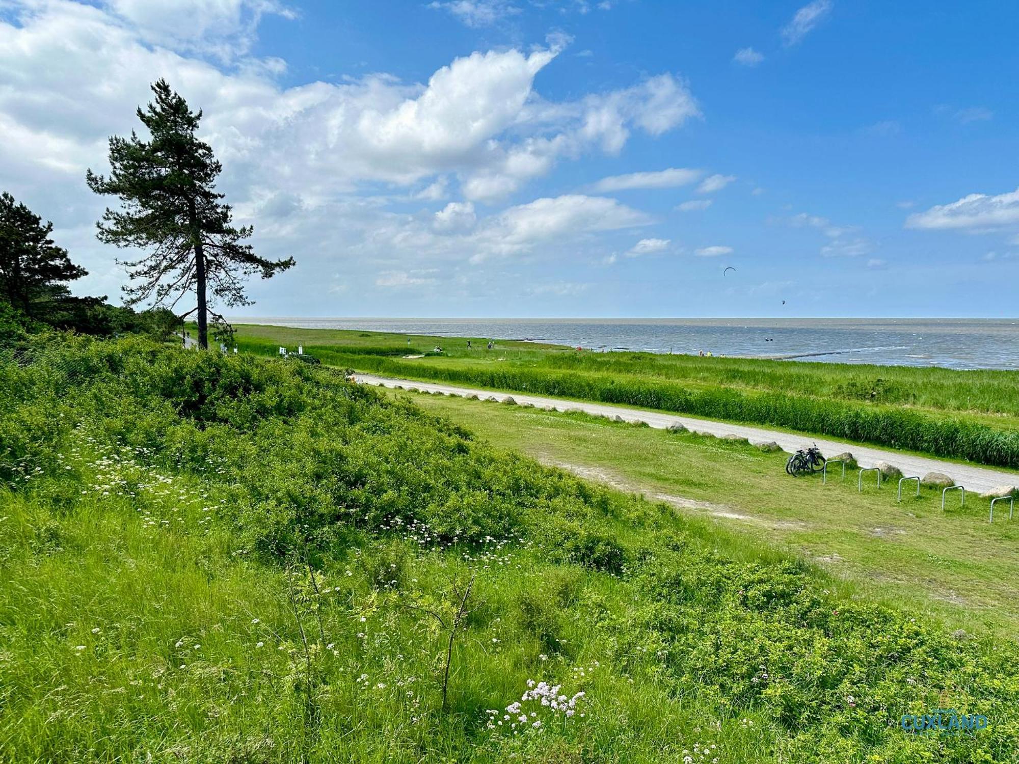 Apartamento Urlaub Mit Spektakulaerer Aussicht Auf Das Wattenmeer Cuxhaven Exterior foto